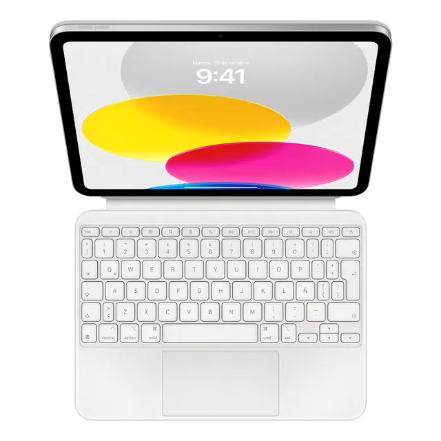 Teclado para tablet Apple Magic Keyboard (10a Gen) blanco