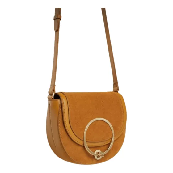 Cartera Bandolera Modelo Zara Solapa Serraje