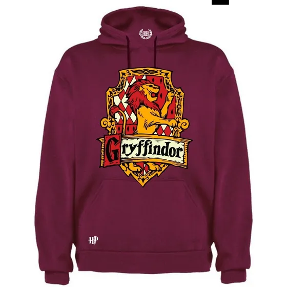 Sudadera De Harry Potter Gryfindor Con Gorro Unisex 