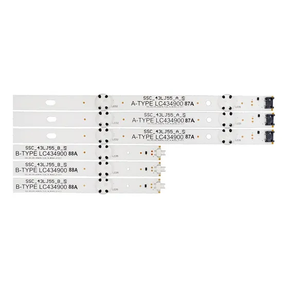 Kit Barras Led Tv LG 43lj5500 43lj5550 43uj6300 Agf78860201