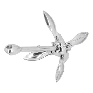 Ancla De 3,2 Kg, 7 Libras, Plegable, Acero Inoxidable 316 Ancla De 3,2 Kg, 7 Libras, Plegable, Acero Inoxidable 316