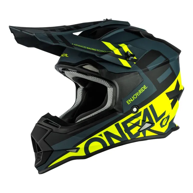 Casco O'neal Serie 2 0200-213 Spyde Negro/alta Visibilidad (