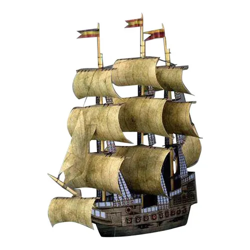Diy Hobby Wooden Ship, 1:250 Scale Sailboat Ship Kits Ho [u]