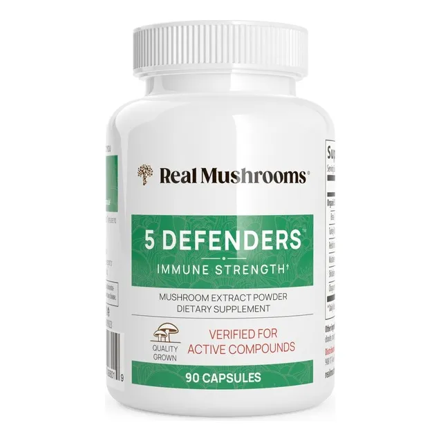 Mushrooms 5 Defender Mezcla De Hongos Orgánicos Inmmunidad