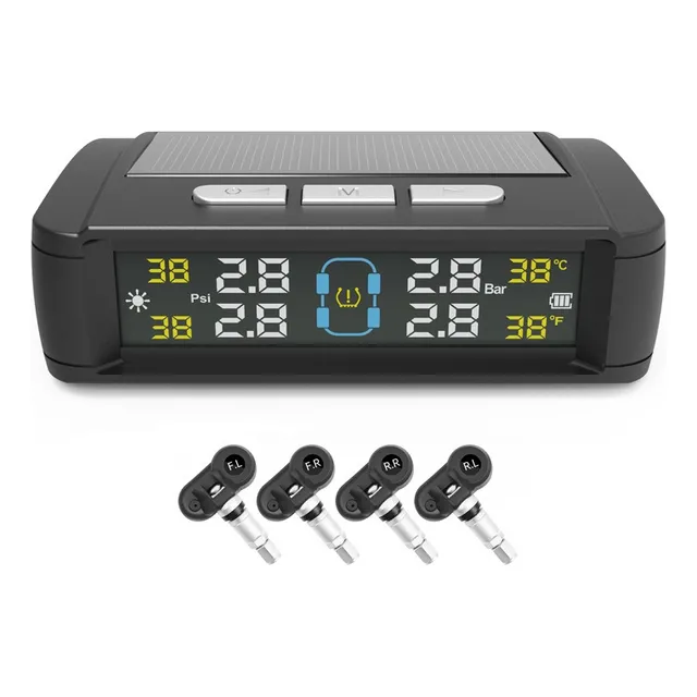Monitor De Presión De Neumáticos Con Alarma De Voz