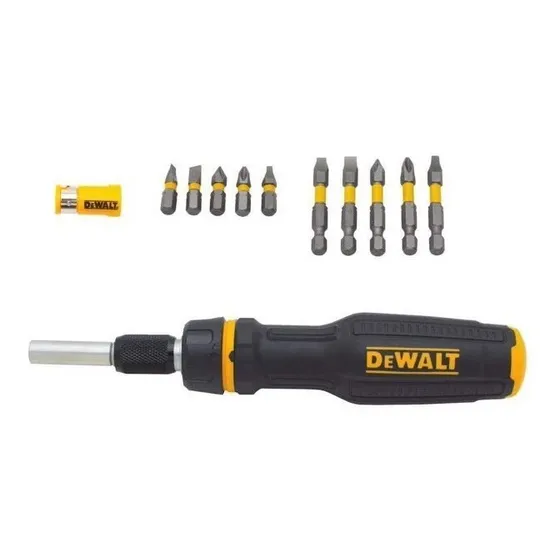 Destornillador Telescópico Dewalt 10 Piezas Broca Maxfit