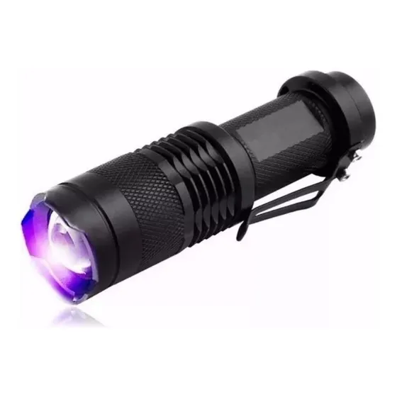 Linterna Ultravioleta Uv Ultrafire Led Cree Detector Billete Color de la linterna Negro