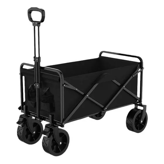 Carro Plegable Reforzado 100kg Carrito Compras Camping Playa