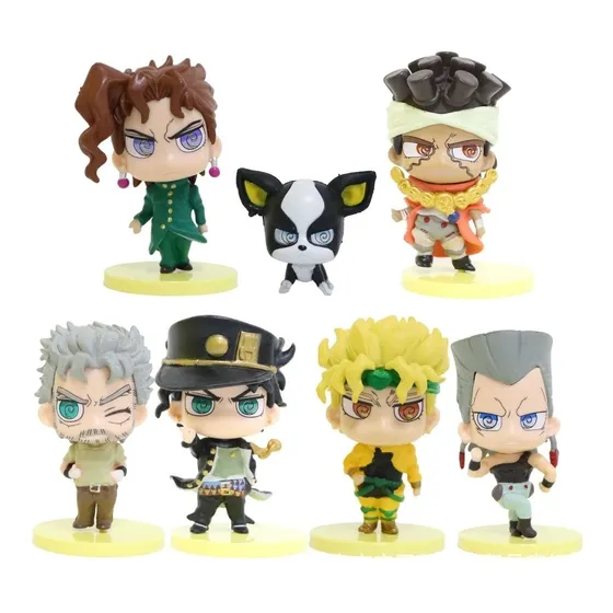 Jojo Bizarre Adventure Colección 7 Figuras En Bolsa 