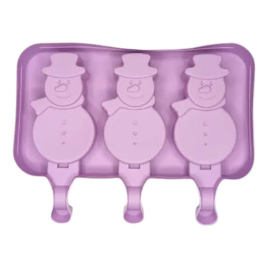 Bello Y Práctico Molde De Helado. Material De Silicon