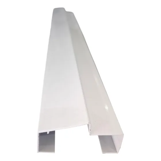 Perfil De Aluminio Marco Puerta Placa X 6 Metros Blanco