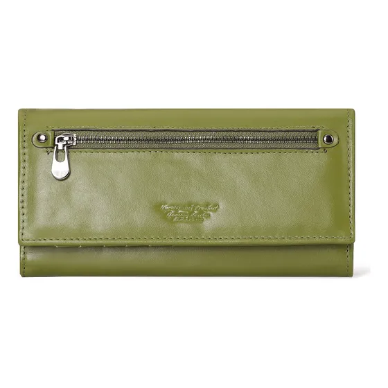 Cartera Rfid Larga De Cuero Genuino Para Mujer, Regalos Para