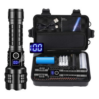Linterna Táctica 990000 Lúmenes, Ideal Para Emergencias Linterna Táctica 990000 Lúmenes, Ideal Para Emergencias
