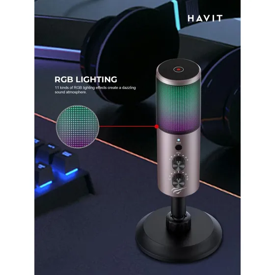 Micrófono De Mesa  Havit Gk61