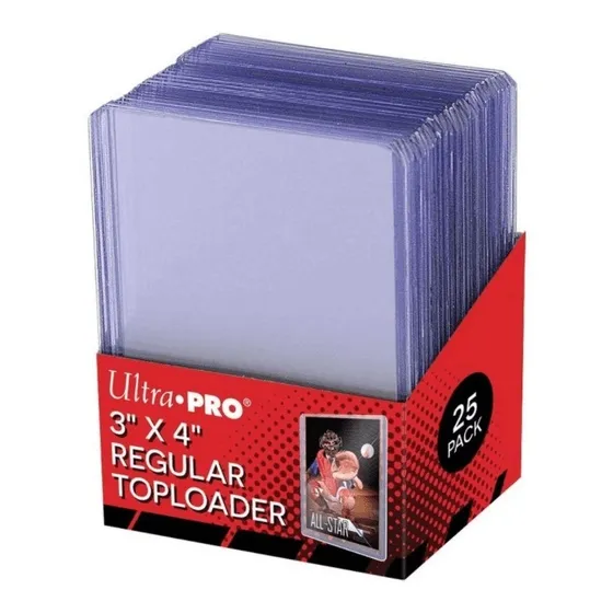 Top Loader 3x4 Ultra Pro Regular 25 unidades/paquete