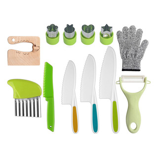 Juego De Cuchillos Infantiles Para Picar, 15 Piezas Juego De Cuchillos Infantiles Para Picar, 15 Piezas