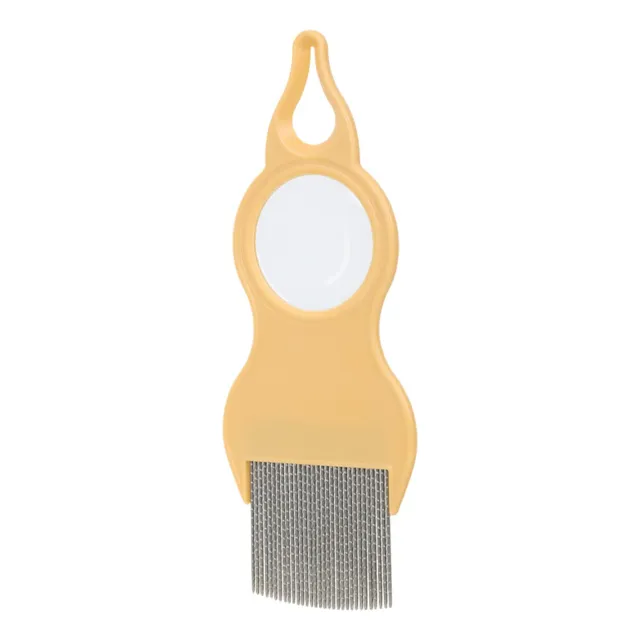 Cepillo Desenredante Para Pelo De Gato Con Lupa Metal Teeth 