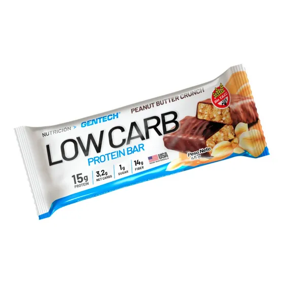 Suplemento Barra Gentech Low Carb Protein Peanut Butter 