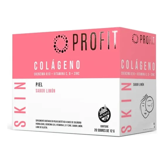 Profit Skin. Colágeno Hidrolizado En Sobre.coenz Q10. 20dias