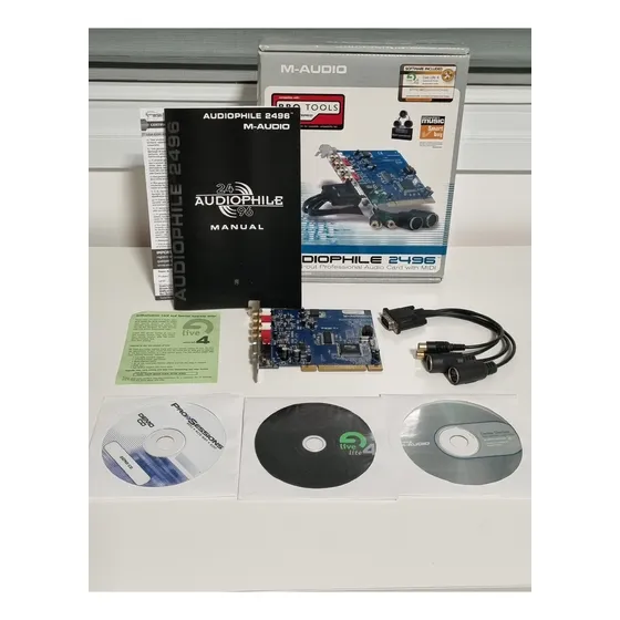 Placa De Som M-audio Audiophile-2496