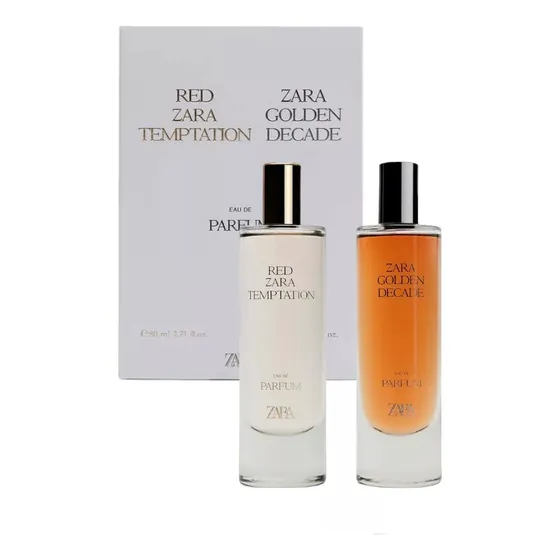 Pack Zara Red Temptation 80ml Edp + Golden Decade 80ml Edp