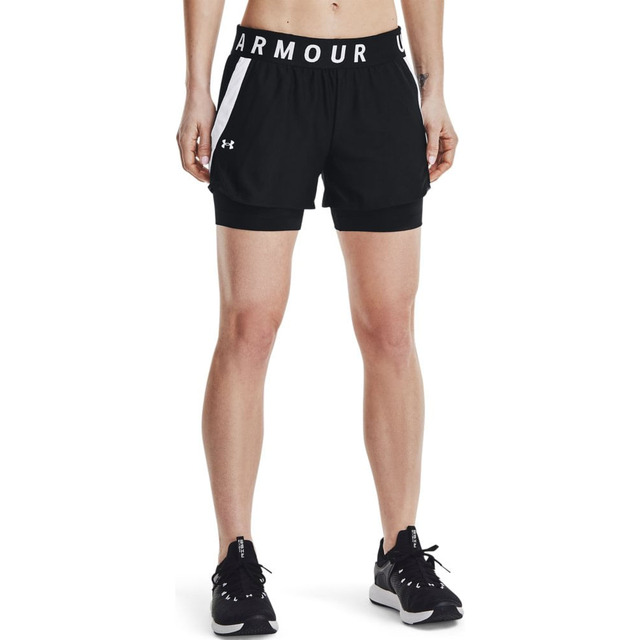 Shorts De Treino Feminino Under Armour Play Up 2 Em 1 Shorts De Treino Feminino Under Armour Play Up 2 Em 1