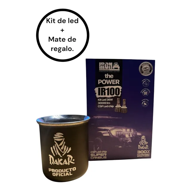 Kit Cree Led Ir100 Canbus Alta Gama H1 H4 H7 H11 9005 9006