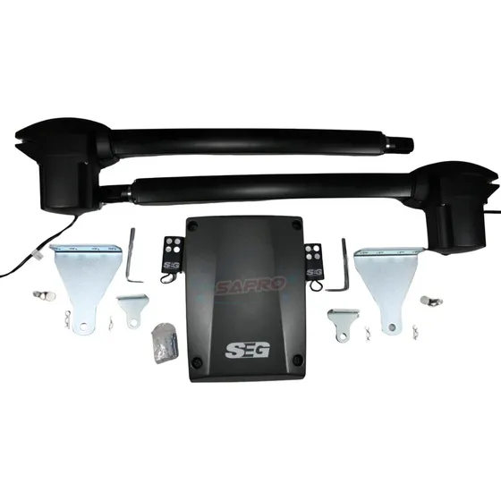 Pistones Seg Pivus Abat 600 Para Porton Electrico Color Negro