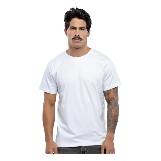 Camiseta Masculina Lisa T-shirt Basica 100% Algodão