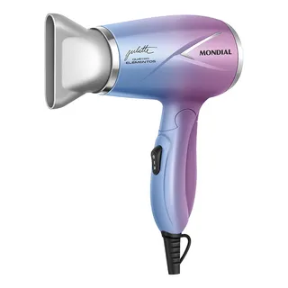 Secador De Cabelo By Juliette Mondial 1200w Sct-ju-03 Cor Azul/rosa 127/220v Secador De Cabelo By Juliette Mondial 1200w Sct-ju-03 Cor Azul/rosa 127/220v