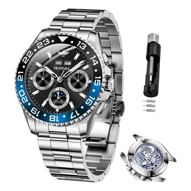 Oupinke Hombres Reloj Automático De Auto Winding G6f7y