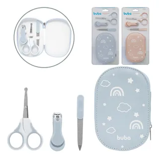 Buba Kit Manicure Higiene Bebê Cortador De Unha Com Estojo Buba