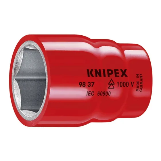 Knipex (983717) Dado Hexagonal Aislado 1000v 3/8 17mm