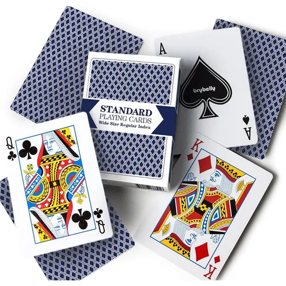 Cartas De Poker Brybelly Blackjack Solitario Playing Cards