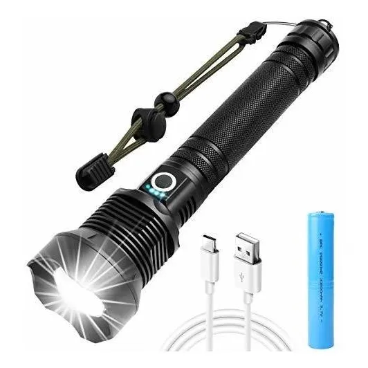 Linterna Led Recargable Lumen 90000 Impermeable
