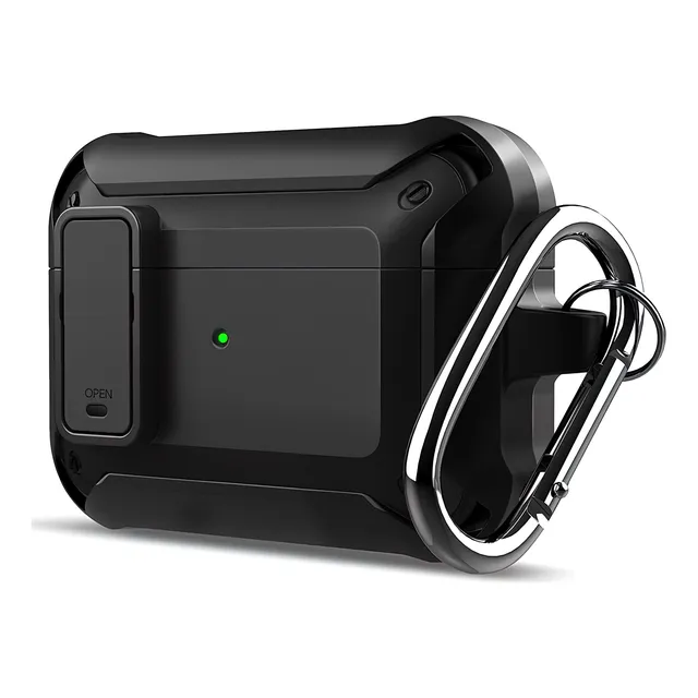 Funda Para AirPods Estuche Antichoques, Seguro Apertura 