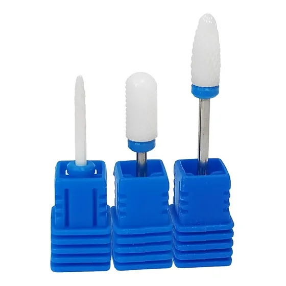 Fresas De Cerámica Para Torno De Manicuría Set X3 Medium T12