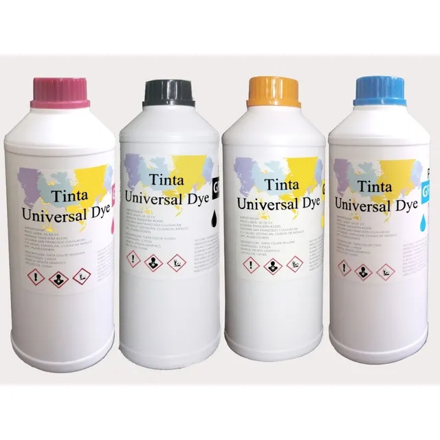 Kit De 4 Litros De Tinta Universal Para Hp/bro/eps/can