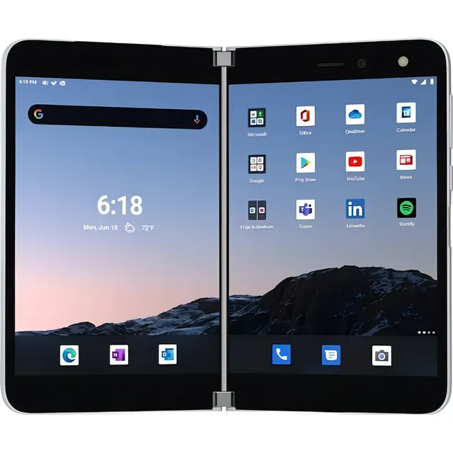 Tablet Microsoft Surface Duo Con Red Móvil 128gb Blanca Y 8gb De Memoria Ram
