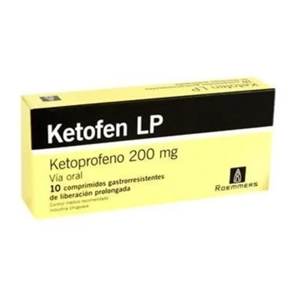 Ketofen® Lp 200mg X 10 Comprimidos