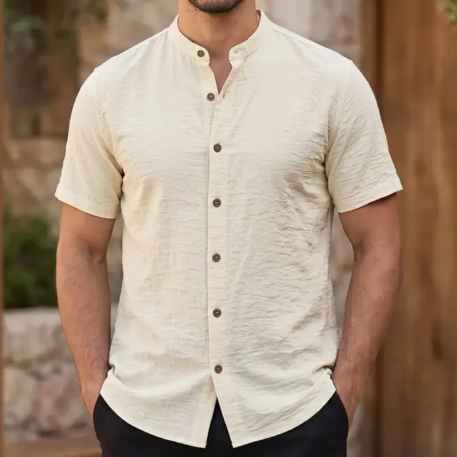 Camisa Gola Padre Manga Curta (6 cores)