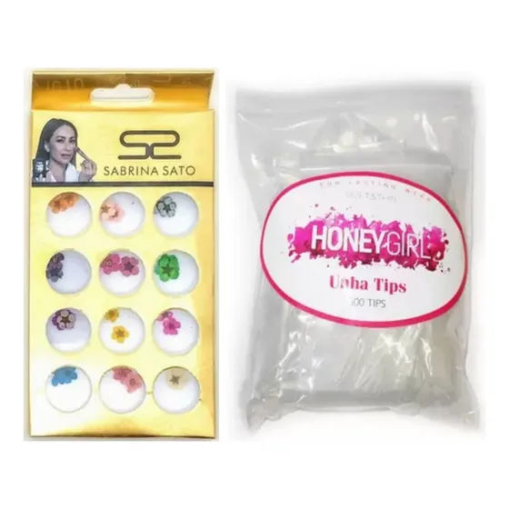 Kit Unha Encapsulada Tips  Honey Girl