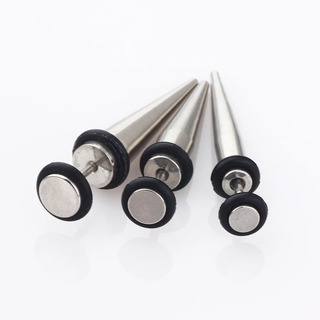 2pcs Par Simulador Expansor Acero Piercing Espina Aretes 2pcs Par Simulador Expansor Acero Piercing Espina Aretes
