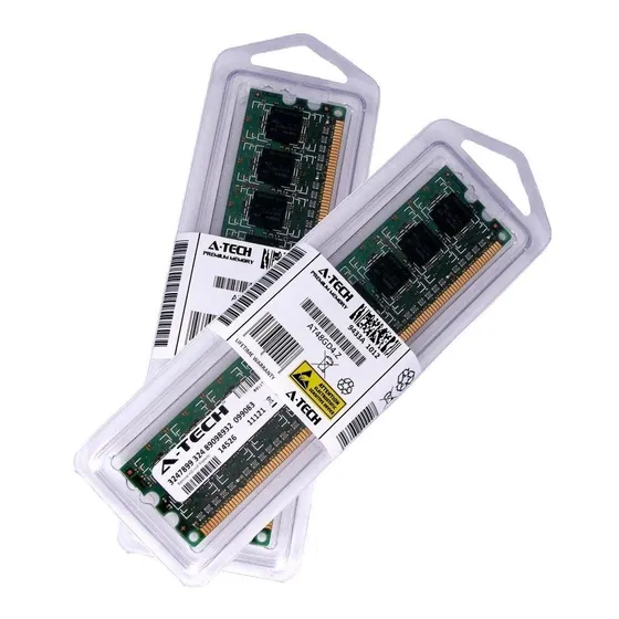 Memoria Ram 4gb A-tech Kit (2x 2gb) Ddr3 1600mhz Pc3-12800 (240-pin Dimm) Computer Modules
