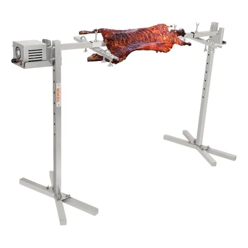 Expert G. Parrillera Asador Giratorio Carne Vara Carbon Auto