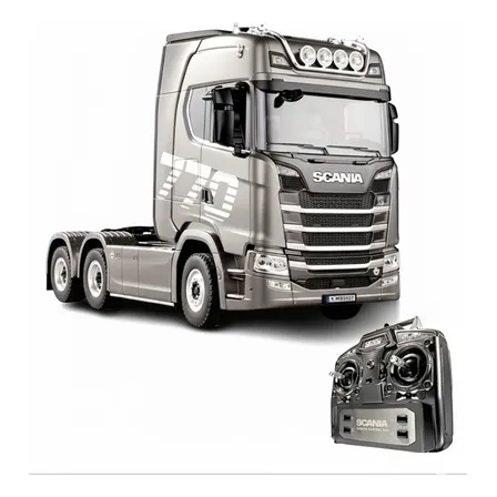 Caminhão Huina 1501 - Modelo Scania 770s - Rc - Realista Cinza
