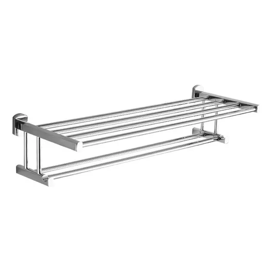 Upbeer Toallero Doble Para Baño Estante Cobre Colgar Pared 2