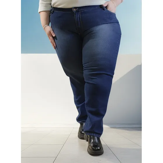Pantalón Jean Mom Talles Grandes Berlin
