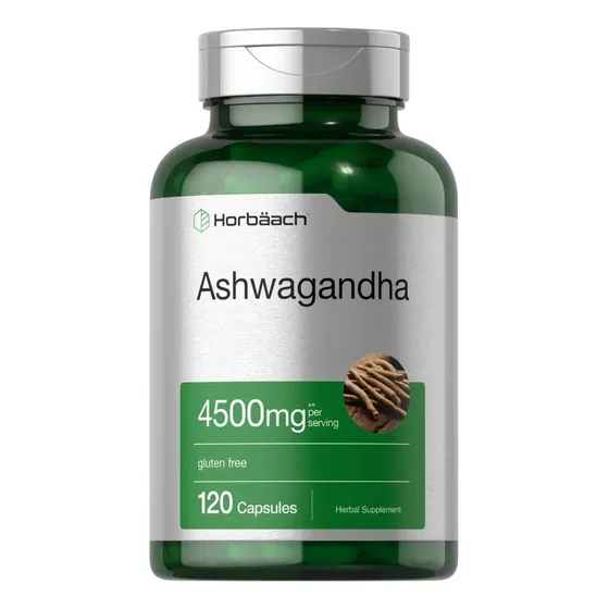 Ashwagandha 4500mg Horbaach Usa 120 Caps Estres | Cuotas sin interés