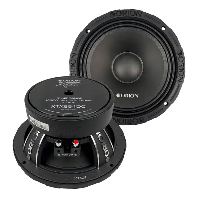 Medios Orion Xtr Midrange 8 Pulgadas 1600w Xtx854dc Color Negro